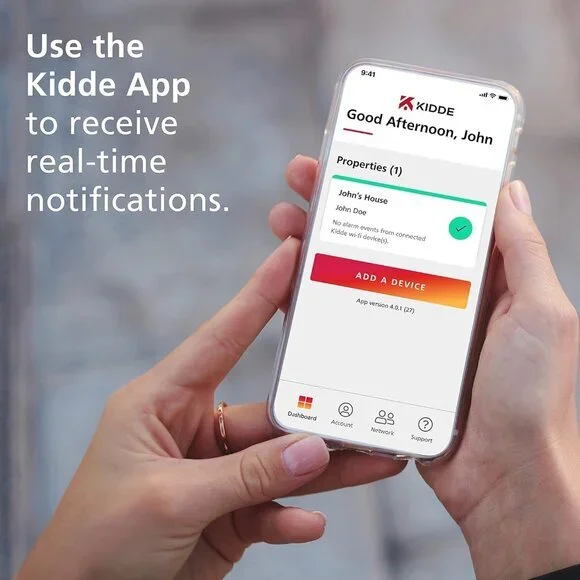 Kidde WiFi Carbon Monoxide Alarm & Indoor Air Quality Monitor & Battery Backup - Picture 8 of 16